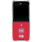 NBA Detroit Pistons Distressed Galaxy Z Flip6 Clear Case